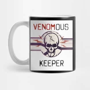 Venomous Keeper Skull (back print) Mug